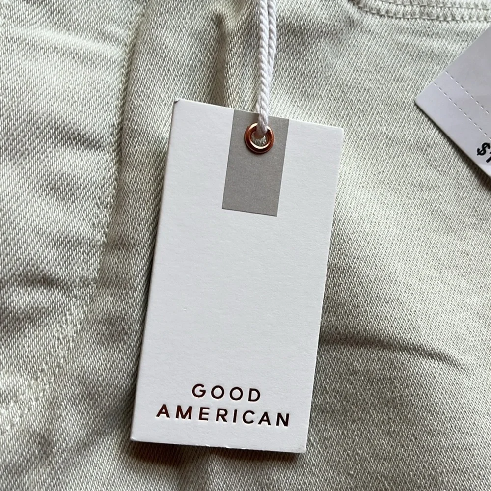 Good American Cream Flare & Wide Leg Jeans - Picture 7 of 10
